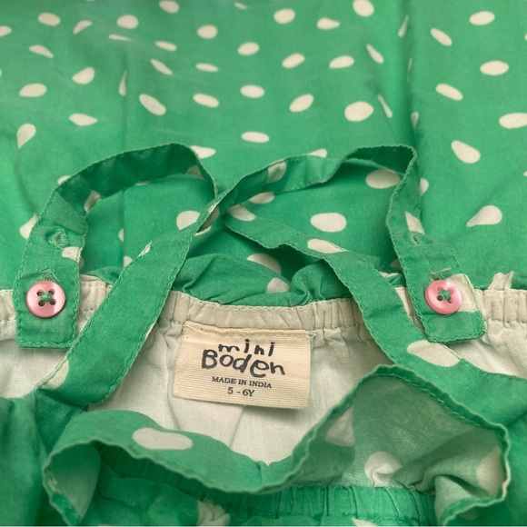 Mini Boden Polka dots Girls Dress - Picture 7 of 8